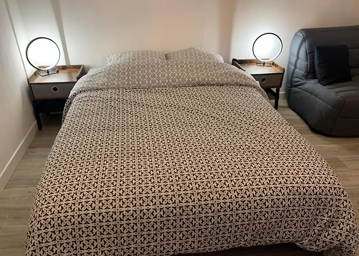 Le Famillial , 2 Chambres, 4 Lits Double Avec Parking Prive 1 Voiture, Netflix, Lits Faits Et Serviettes De Toilette Sur Place Appartement *