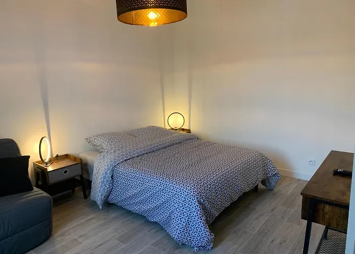 Appartement Le Famillial , 2 Chambres, 4 Lits Double Avec Parking Prive 1 Voiture, Netflix, Lits Faits Et Serviettes De Toilette Sur Place